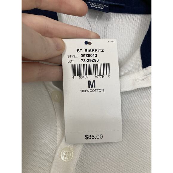 Vintage Ralph Lauren Golf St Biarritz Long Sleeve Polo Shirt Womens Medium - Picture 5 of 9